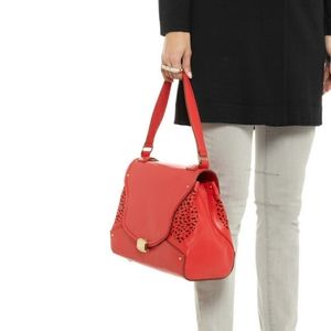 Nina Ricci red shoulder bag